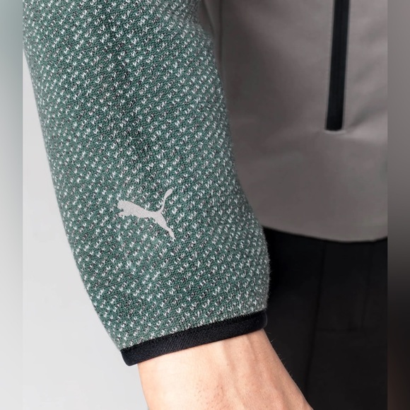 NWT $465 Porsche Design Insulated jacket Steeple Grey Small S trench down jacket - Picture 5 of 12